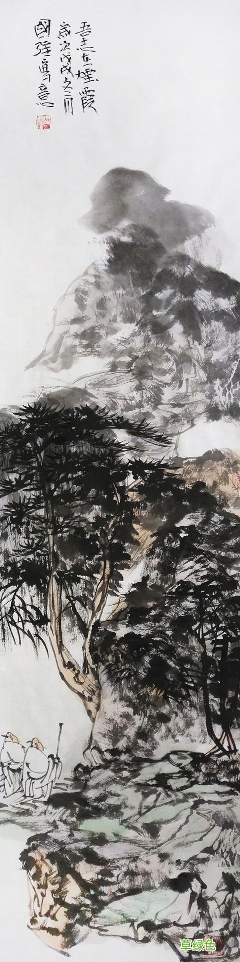 他的写意画当属性灵派，追求笔墨意趣和文人画的精湛与凝练 画什么属性