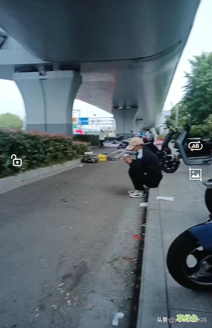 太可怜了，为了回家，情愿睡桥洞，离沪真的太困难了