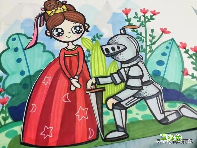 资深美术教师收集6—12岁马克笔儿童画50幅，家长记得收藏转发 六笔有什么字