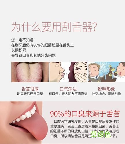 舌头靠近喉咙好多凸起圆疙瘩 刮舌器