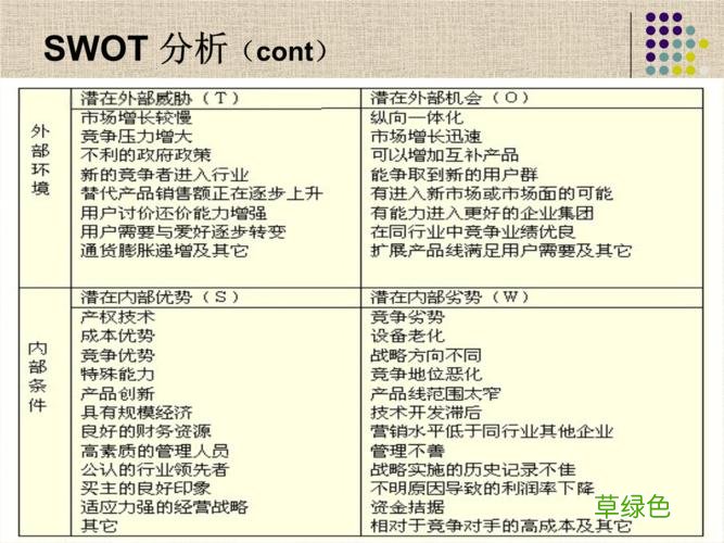 产品营销swot分析 营销swot分析