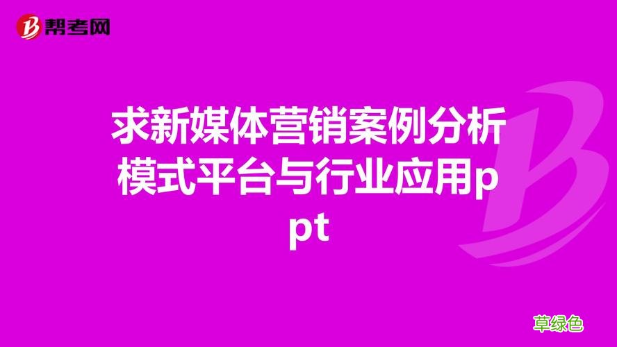 新媒体营销方案案例范文 新媒体营销的案例